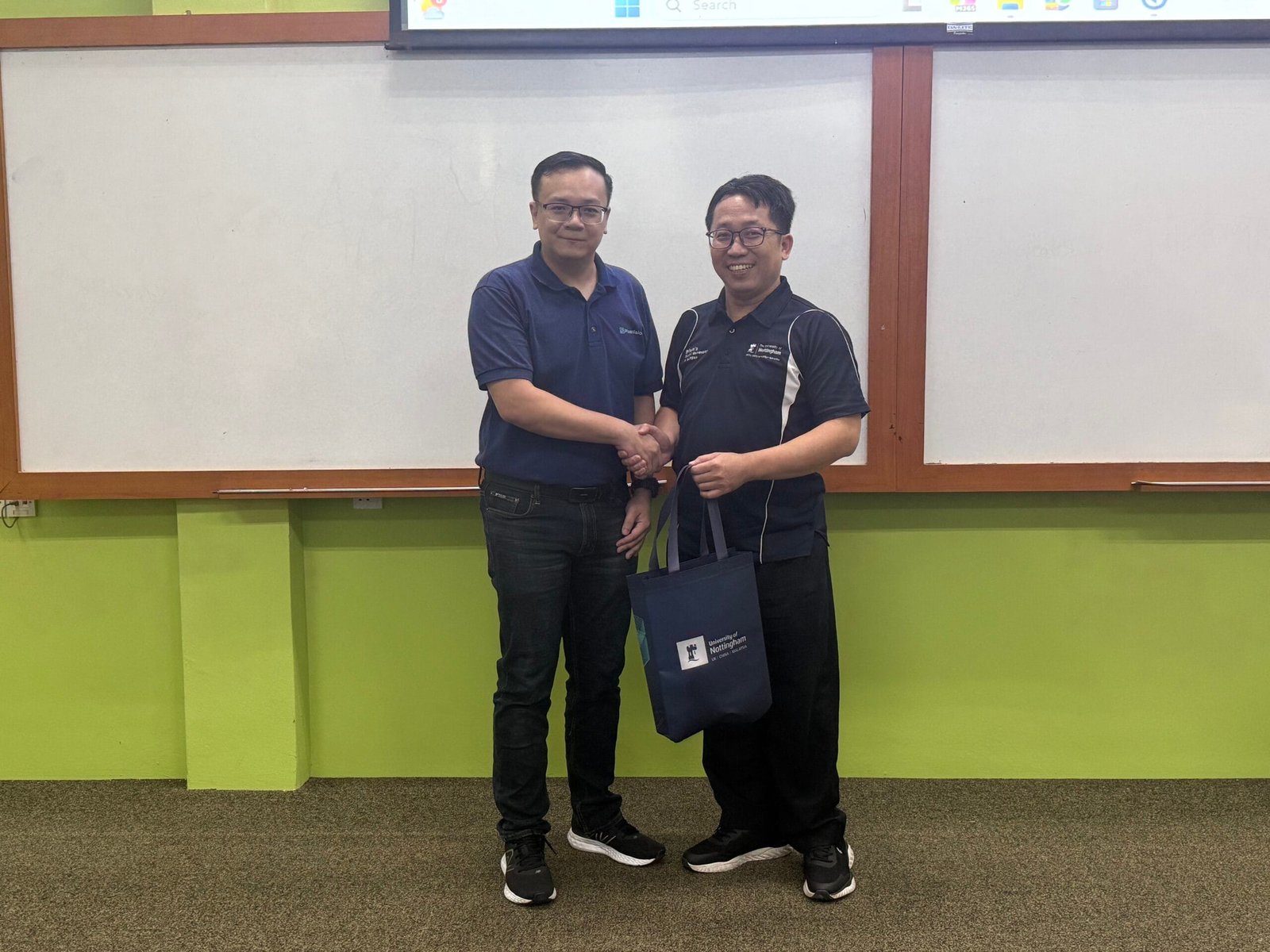 PixeVision receiving appreciation at University of Nottingham Malaysia