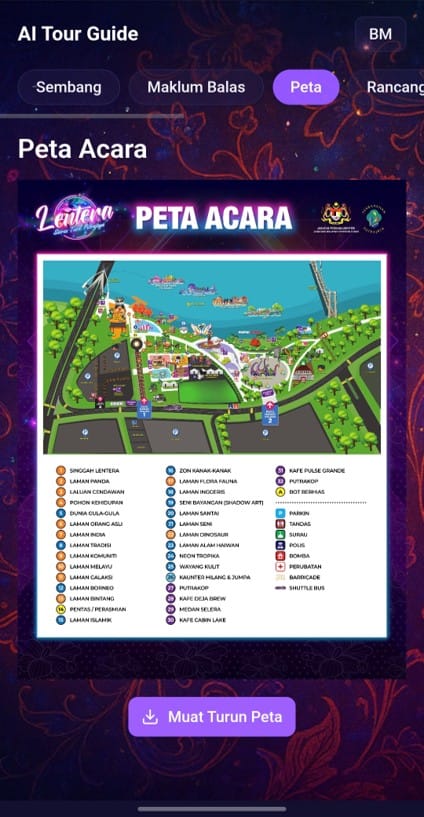 AI Tour Guide - Map Page