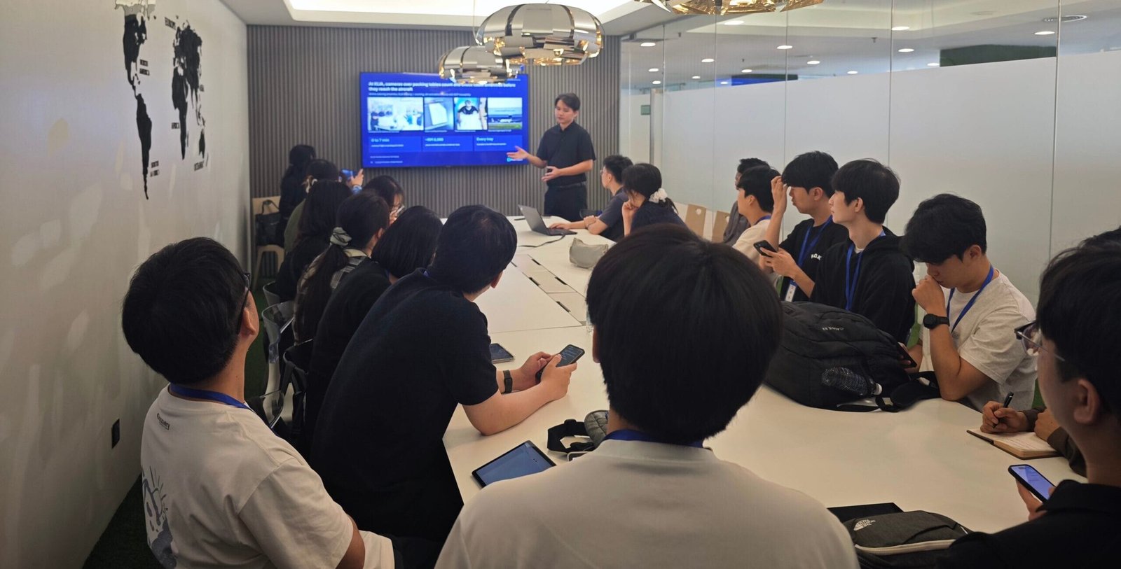 Industrial AI in Practice training session for the Korean delegation